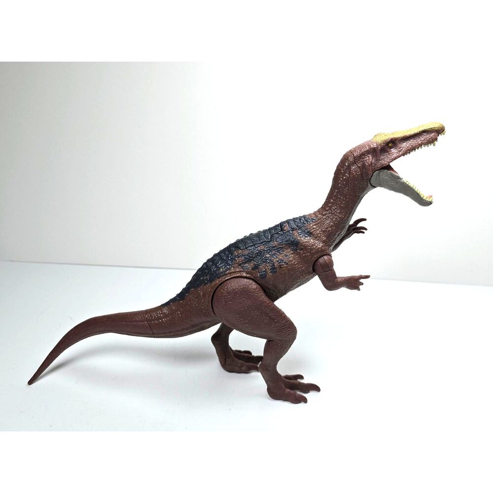 Mattel Jurassic World Baryonyx Dinosaur Action Figure DNA Foot Scan Code 12"